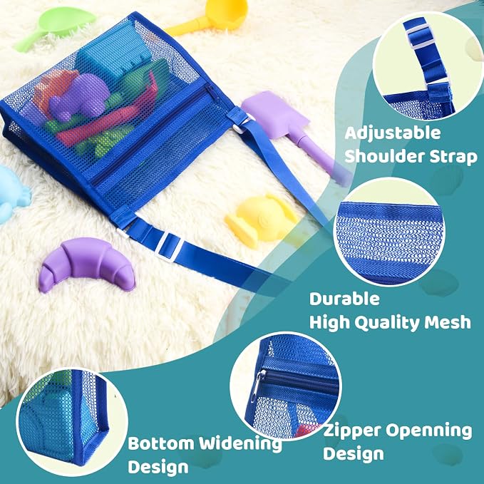 MUYIZI Beach Mesh Shovel with Mesh Beach Bag - Image 2