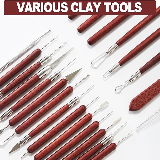 LINPHCEY 22-Piece Clay Sculpting Tools Set Perfect - Image 4