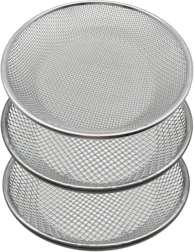 3 PCS Soil Sieve for Garen -12 inches Soil Sifter for Rocks Compost Suitable by Anbadum