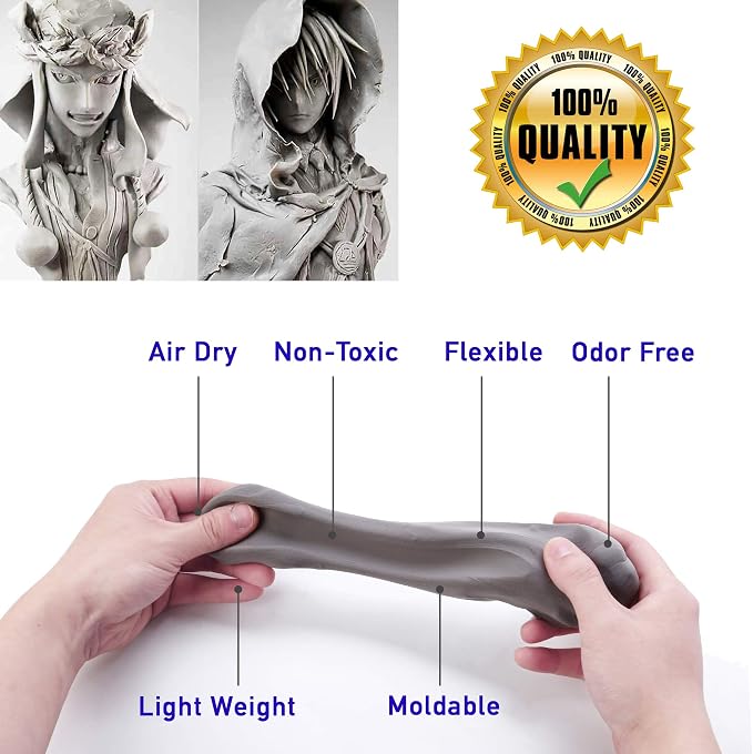 1.1lb Moldable Cosplay Foam Clay – High Density - Image 2