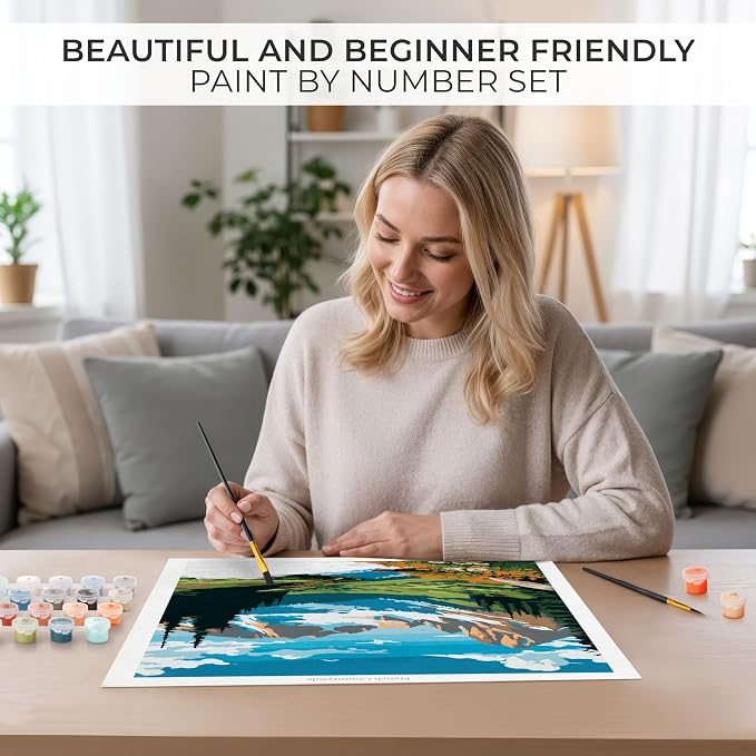 Beautiful Paint By Number Kit for Adults - Image 2