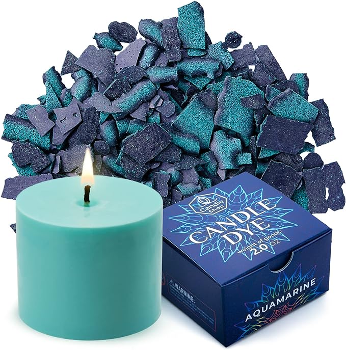 Aquamarine Candle Dye 2oz for Soy Candle Making – Highly Concentrated Candle by ALEXES