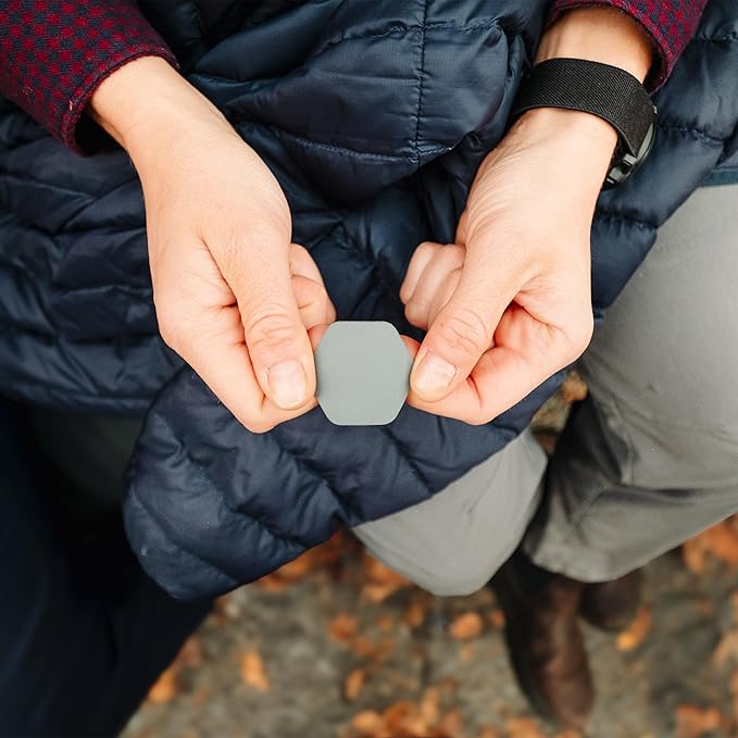 GEAR AID Tenacious Tape Hex 2.5” and 1.5” Repair Patches, Peel-and-Stick to Fix Holes and Burns in Down Jackets, Rain Gear, Tents, Tarps and More