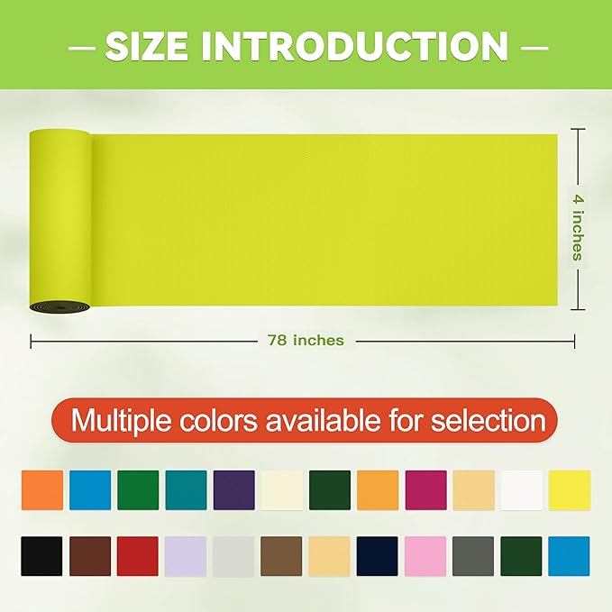 4x78in Nylon Repair Tape，Tent Repair Kit，Self Adhesive Waterproof Fabric Repair Tape for Tent, Umbrella, Sleeping Bag, Down Jackets,Knapsack.（Yellow ）