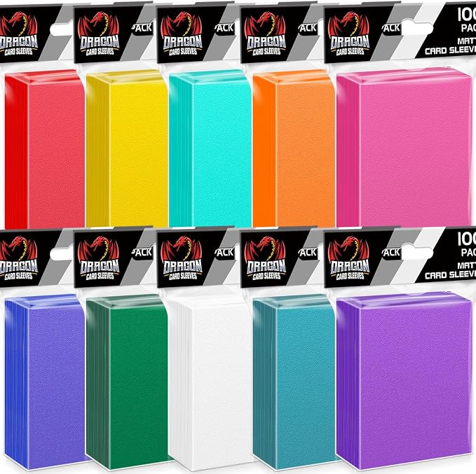 1000 Count Card Sleeves Toploaders by Homthy