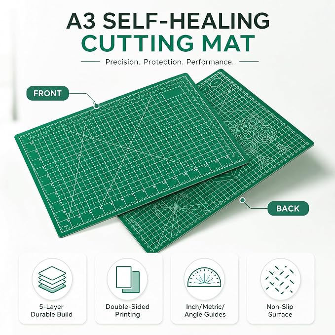 Self Healing Cutting Mat 11x17 Inch - Image 2
