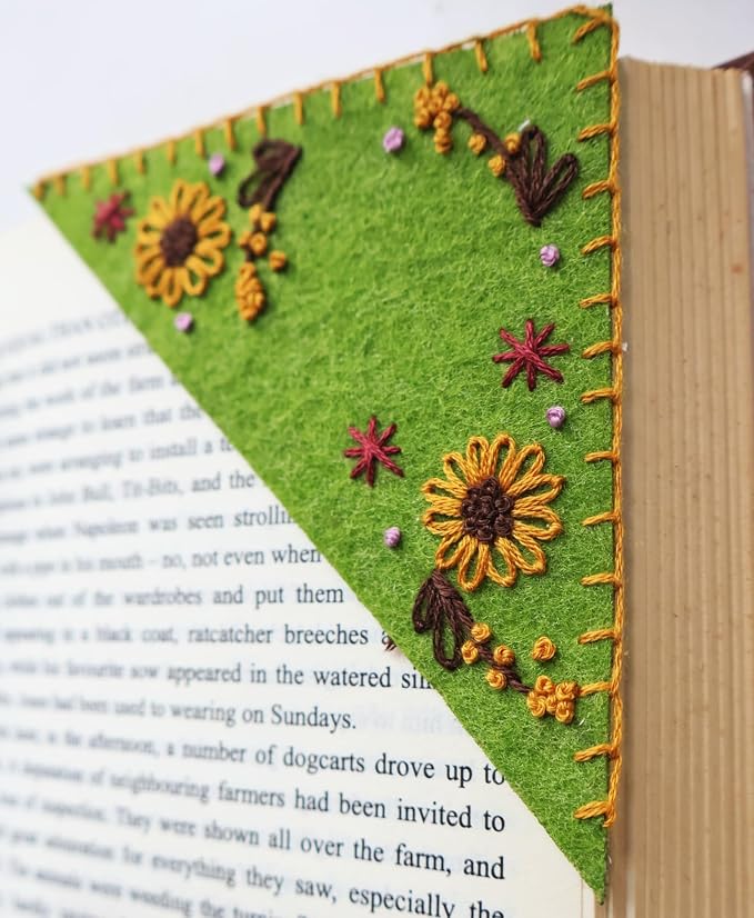 Bookmark Making Kit, Personalized Embroidered Corner Mark - Image 6