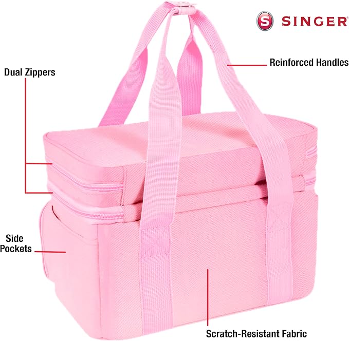 SINGER Sewing Accessories Organizer – Double Layer Portable Sewing Storage Bag - Image 7