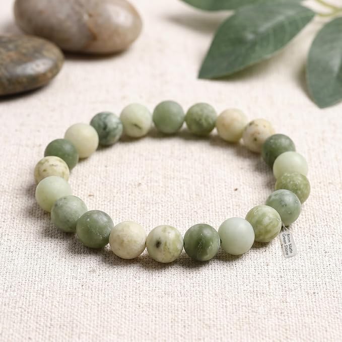 48pcs Natural Matte Grape Gemstone Beads，8mm Frosted Round Loose Stone Beads - Image 4