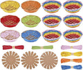FREEBLOSS 12 Set Basket Weaving Kit Introductory Sewing by FreeandCreativeCraftsArt