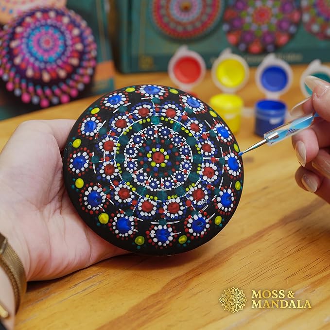 Mandala Rock Painting Kit – Mandala Dotting Tools Set - Image 3