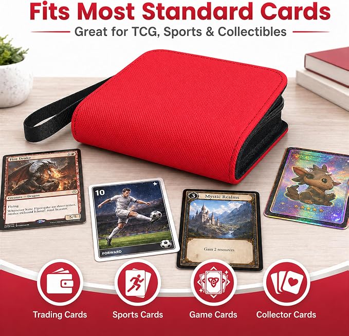 Mini Trading Card Binder Album, 1 Pocket Card Binder - Image 6