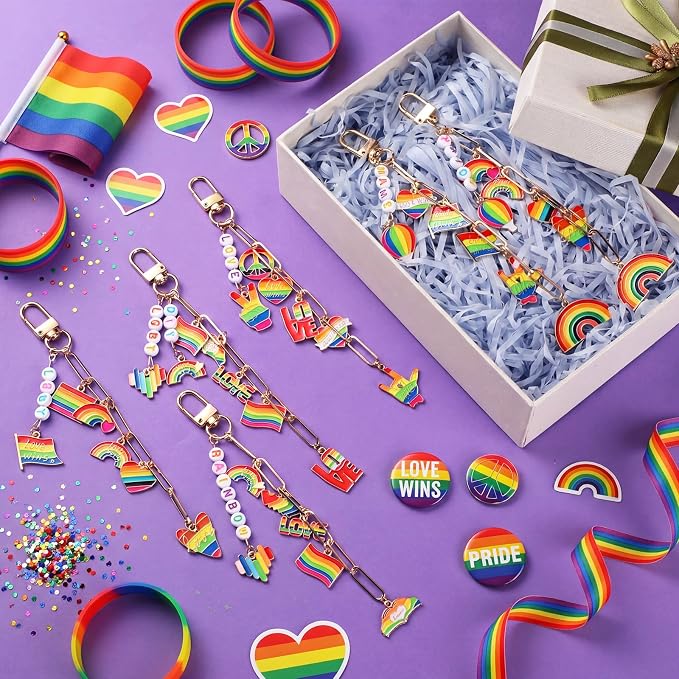 CraftyDream 558 Pcs Pride Charms - Image 7