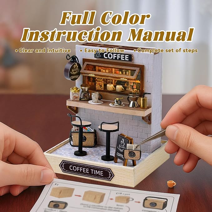 Flever Dollhouse Miniature DIY House Kit Creative Room - Image 4