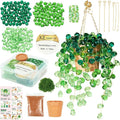 Deinduser Beaded Plant Kit, DIY Hanging Suncatcher Craft Kit by DeinduserHandmade