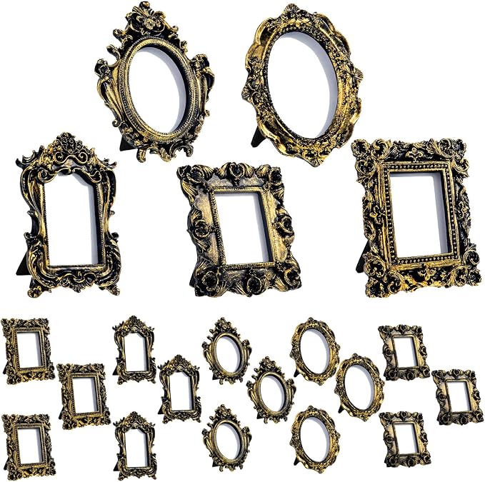 Maitys 20 Pcs Mini Picture Vintage Frames by Maitys