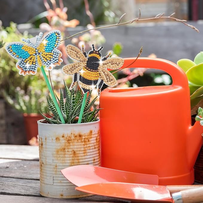 SWATOM 10PCS Diamond Art Kits for Adults for Garden Decor - Image 4