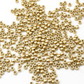 Gxueshan 1000 Pcs Acrylic Gold Pony Beads 6x9mm Bulk by Gxueshan