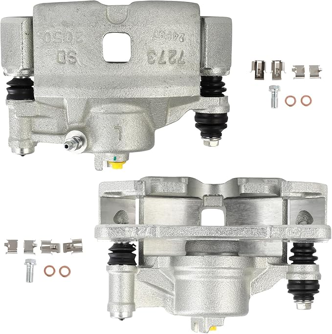 SCITOO 19B1380 19B1379 Front Left & Right Disc Brake Calipers Assembly w/Bracket For Honda For Civic 1990-2000,For Honda For Civic del Sol 1993-1997,For Honda For CRX 1990-1991