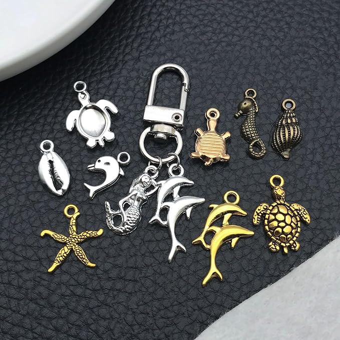 WOCRAFT 100pcs Sea Ocean Charms - Image 5