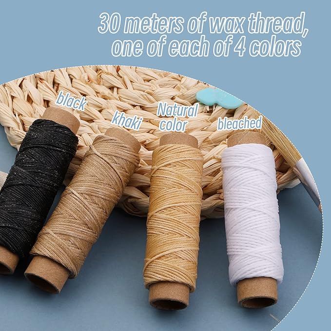 41 Pcs Book Binding Kits 3 Pcs Bone Folder Paper Creaser Paper Folding Tool - Image 3