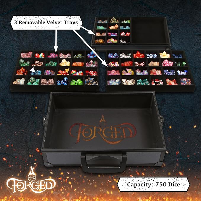Forged Dice Co. Dice Display Case and Rolling Tray - Image 4