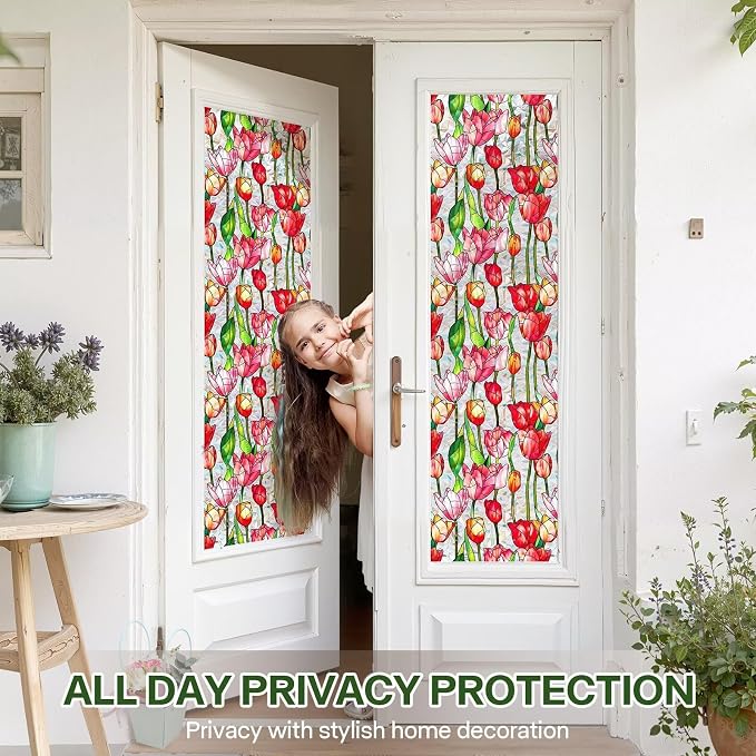 Stained Glass Window Film UV Resistant Window Privacy Film - Image 3