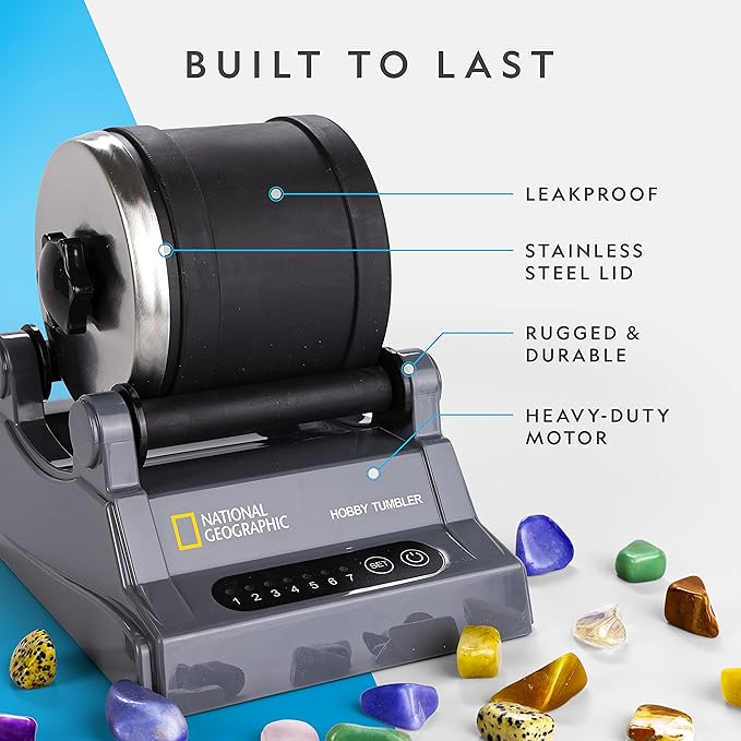 National Geographic Hobby Rock Tumbler Kit - Image 3