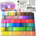 285 Pcs Polymer Clays 120 Bright Colors Oven Bake Clay Non-Sticky Modeling Clay by UZLUbuywithconfidence