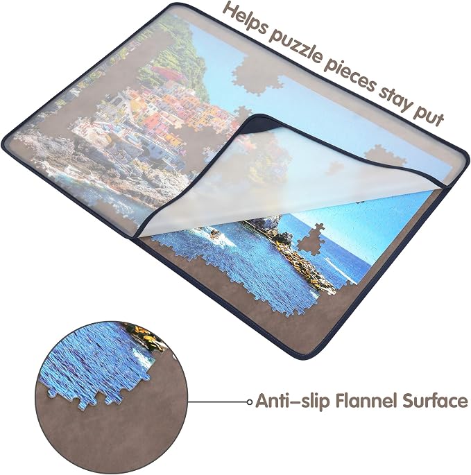 Tektalk Jigsaw Puzzle Board Portable Puzzle Mat - Image 4