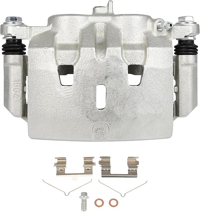 SCITOO 19B3826 Front Left Disc Brake Caliper Assembly w/Bracket For Honda For Pilot 2009-2015