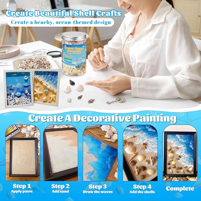 1200 Pcs Tiny Sea Shells, Seashells - Image 7