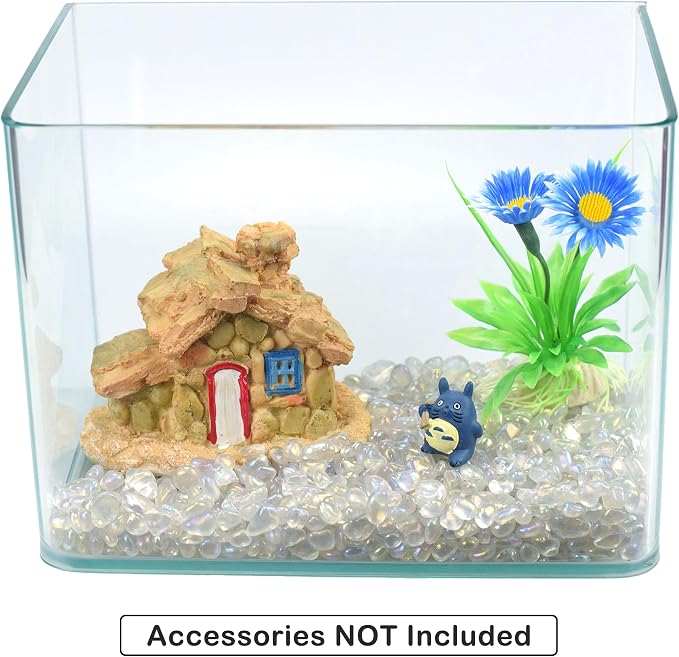 WAYBER 1Lb/460g Irregular Sea Glass Stones Artificial Crystal Gem Pebbles - Image 2
