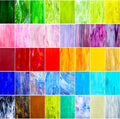 ILLUCKAI 36 Sheets Vibrant Stained Glass Sheets Variety Pack, 6 x 4 Inch by ILLUCKAI