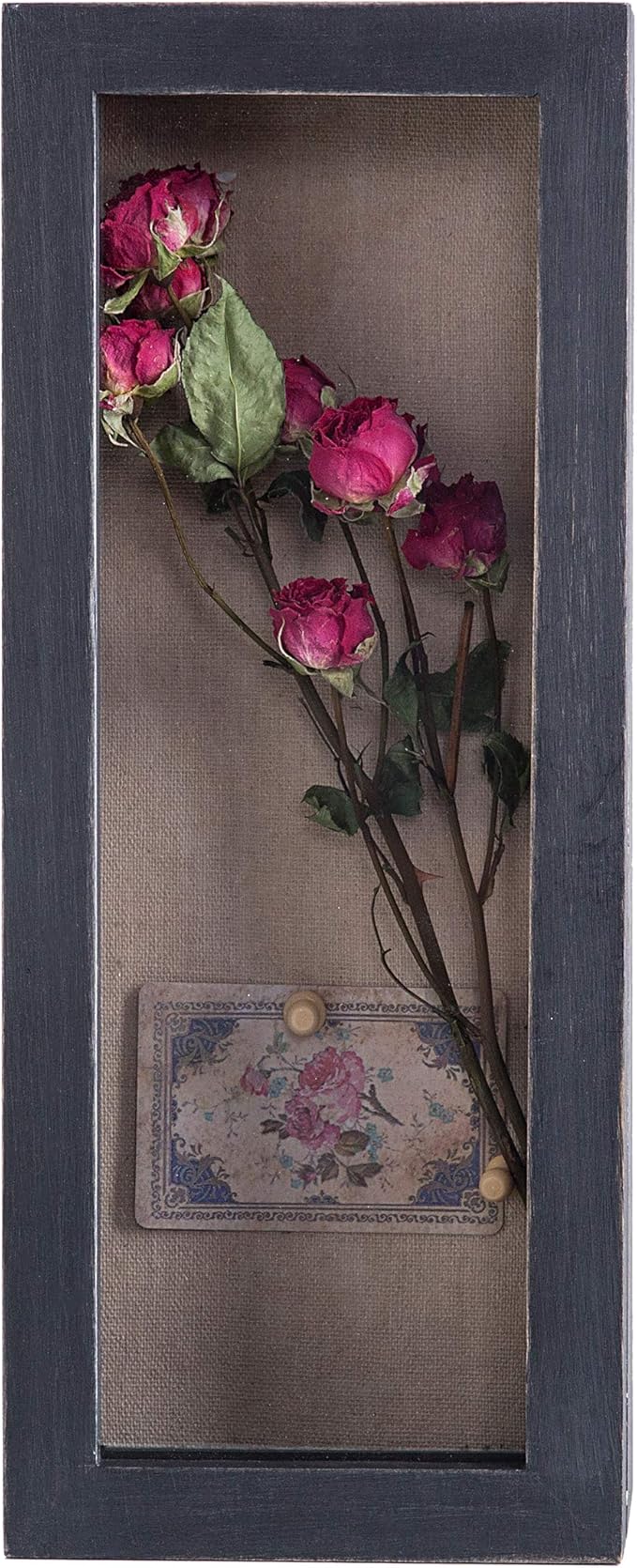 Freezing point Shadow Box Frame 5x12.5 Shadow Box Pin Display Case Cabinet - Image 3