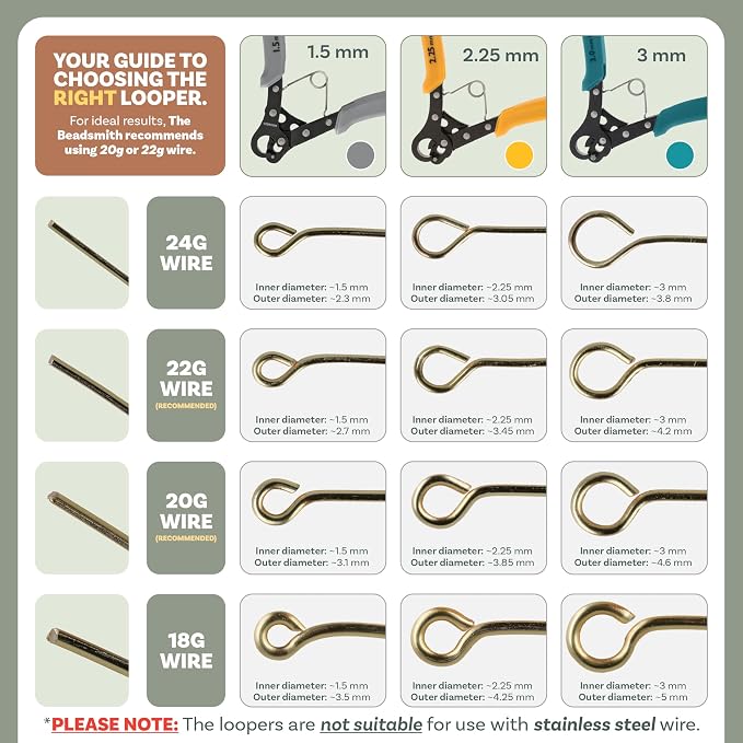 The Beadsmith Original One Step Loopers | 3-Piece Combo Pack, includes 1.5 mm - Image 6