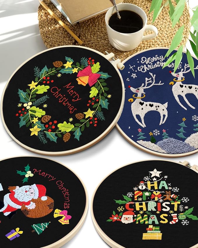 TINDTOP Christmas Embroidery Kit - Image 7