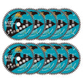 6-1/2 Inch Miter/Table Saw Blades 10pcs, 60 Teeth ATB TCT Fine Finish Wood Cutting Circular Saw Blade with 4/5|5/8 Inch Arbor