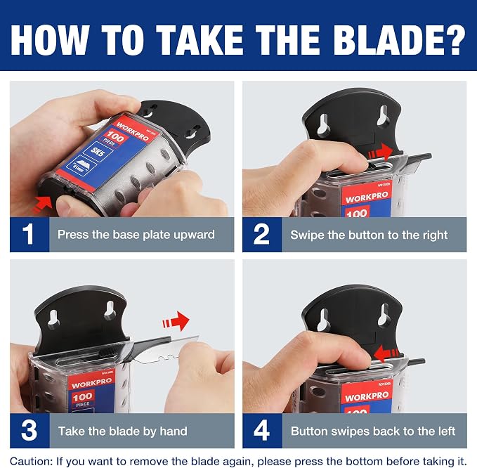 WORKPRO 200-Pack Utility Knife Blades - Image 7