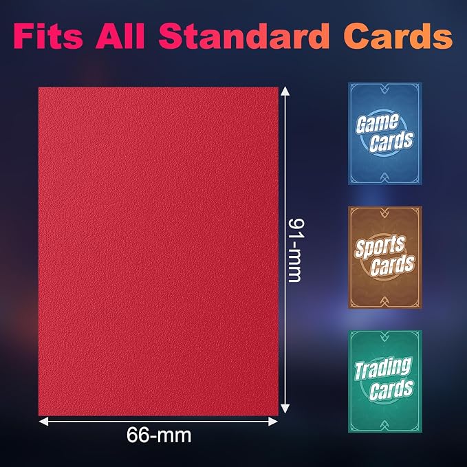 200 Pack Card Sleeves, Matte Dual Trading Card Sleeves - Image 6