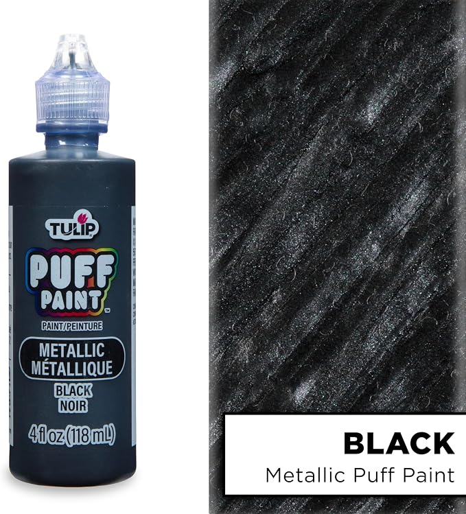 Tulip Puff Fabric Paint Metallic Finish, Permanent Craft Paint - Image 2
