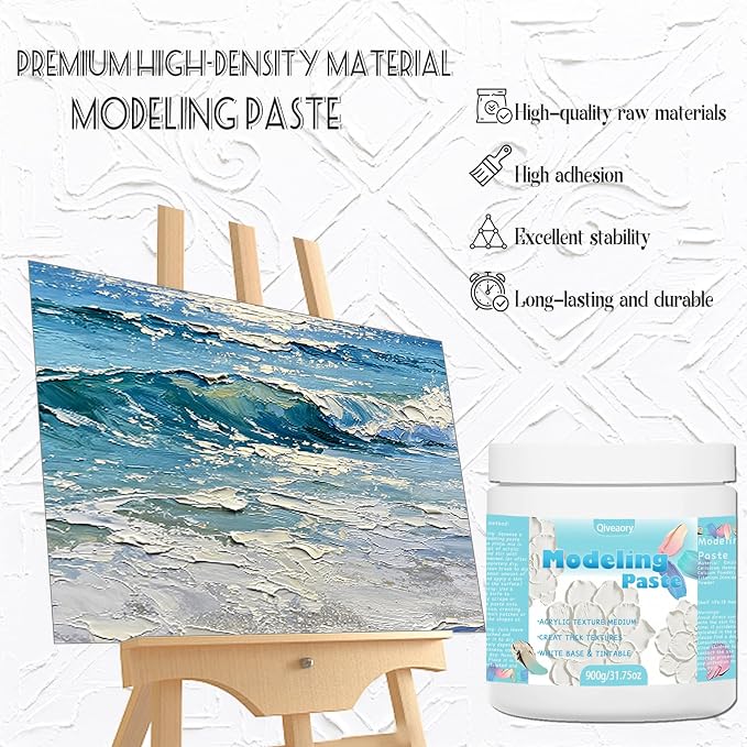 Modeling Paste 500ml/31.75oz Professional High Density Acrylic Medium - Image 2