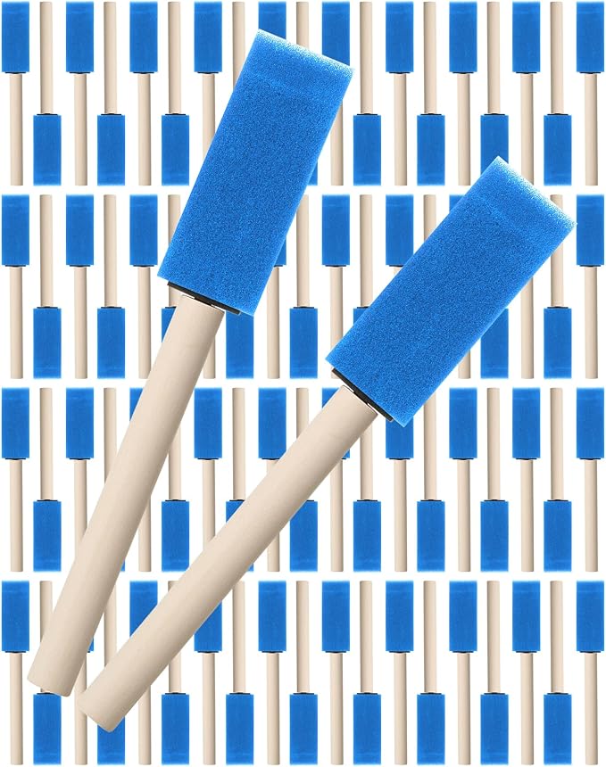 Bates- Foam Paint Brushes, 75 Pack, Sponge Paint Brush, Foam Brushes by BatesChoice