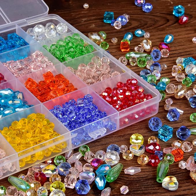 Premium Austrian Glass Beads, Mix Assorted Glass Beads - Image 3