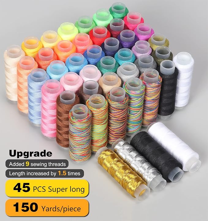 Large Sewing Kit for Adults: YUANHANG Newly Upgraded 251 Pcs Premium Sewing - Image 4