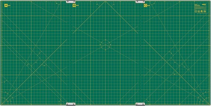 OLFA 35" x 70" Connecting Grid Rotary Cutting Mat Set by OLFA