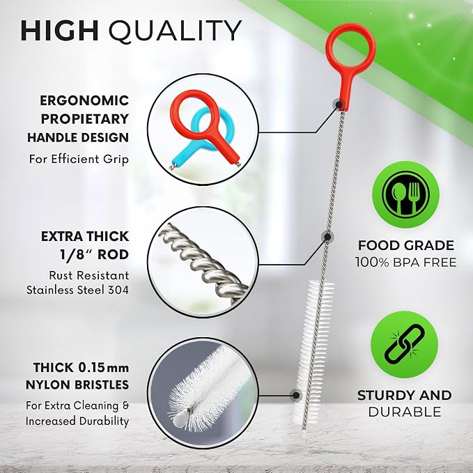 Buenalife Heavy Duty Cleaning Brushes Set of 4 - Image 3
