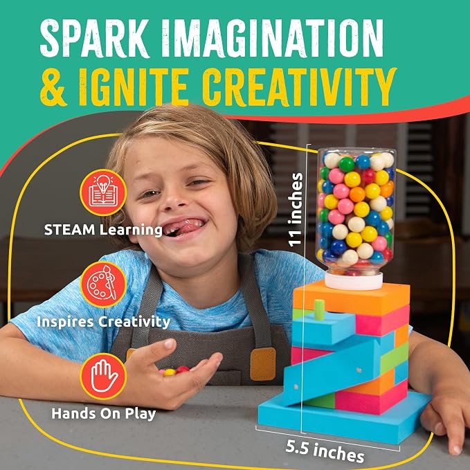 SparkJump Candy Dispenser Woodworking Kit – Complete STEM Building Kit - Image 3