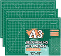 Self Healing Cutting Mat 3 Packs, 12×18 Inch Fabric Cutting Mats by Gomedi