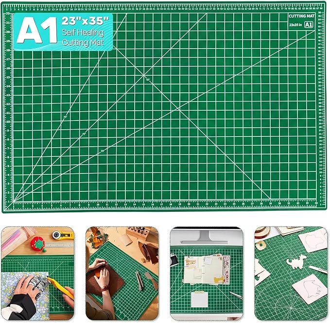 Self Healing Cutting Mat, Large Double-Sided Rotary Cutting Mat by Unknown